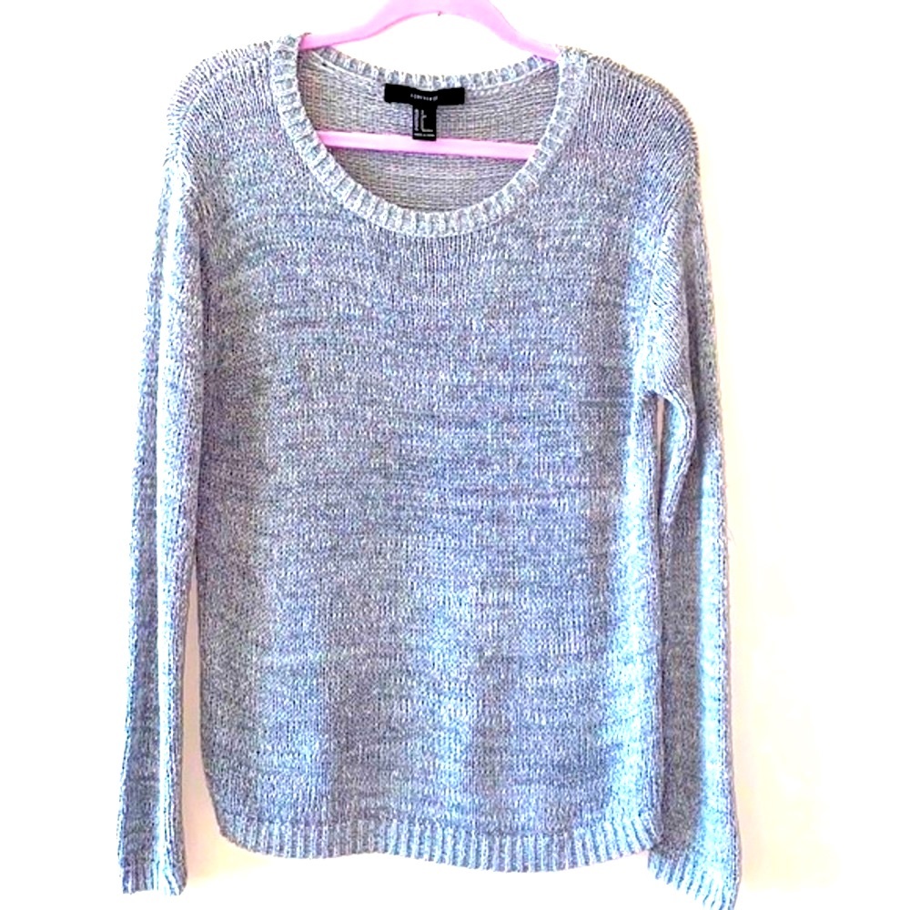 Forever 21 silver/grey sweater, size S, nice cond